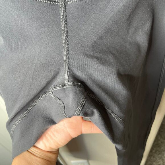 Lululemon Amped Crop Women’s Leggings Low Rise In Gray Purple White Sz 6 #499 - Picture 6 of 12